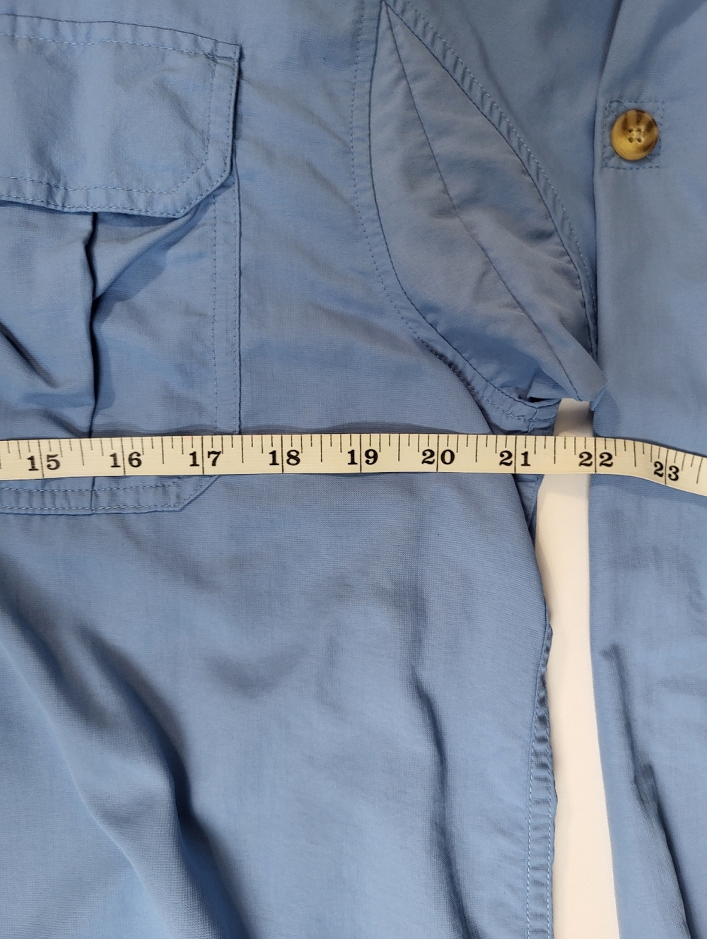 Duluth Trading Co Longsleeve Button Down Nylon Shirt Lightweight Fishing Vented - Picture 4 of 7